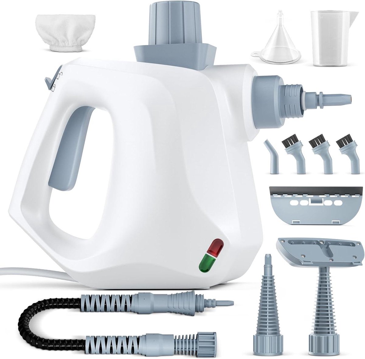 Draagbare Stoomreiniger - Stoomreiniger Handstomer - Grondig Reinigen - Snel Opwarmen - 350 ml tank - Wit