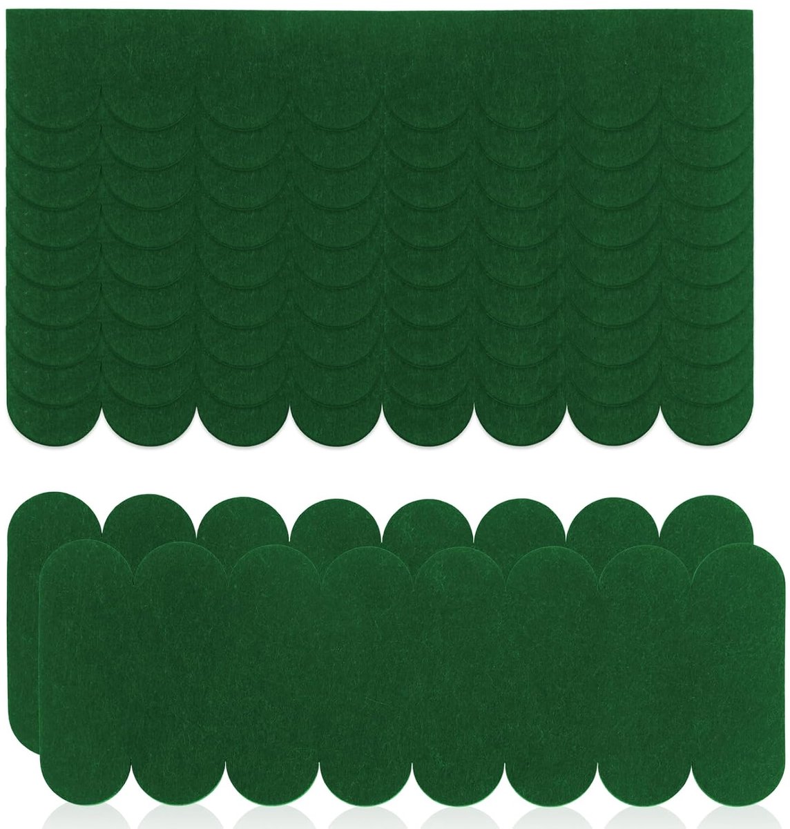 36 stuks 30 x 5 cm + 30 x 11 cm dakshingles voor vogels, dakshingles, Canadese zelfklevende vilten shingles, mini op maat te snijden, kleine dakafdekkingen voor honden en brievenbussen, daken
