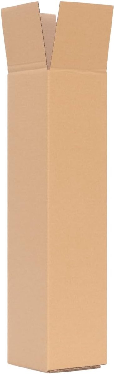 verpacking Vierkante verzendkokers 475 x 110 x 110 mm Bruin [Uitvoering en aantal vrij kiesbaar] 1-golf verzenddoos 10 stuks