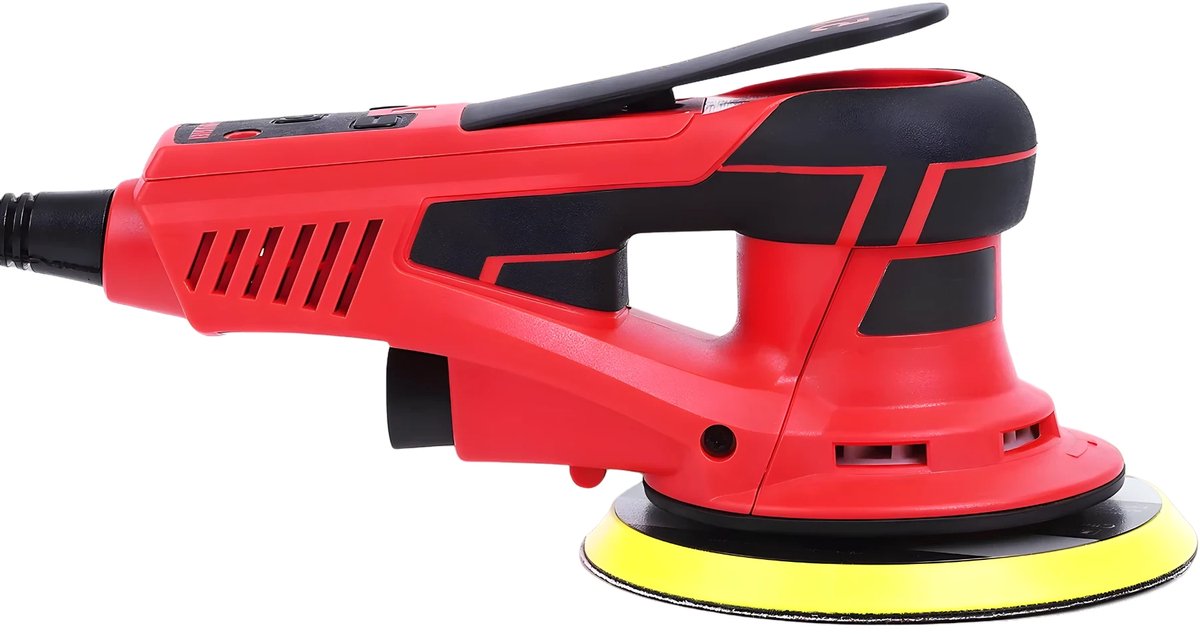Excentrische Schuurmachine 6 Inch - Voor Houtbewerking & Detailwerk - Borstelloos Met Variabele Snelheid - 350W Elektrisch