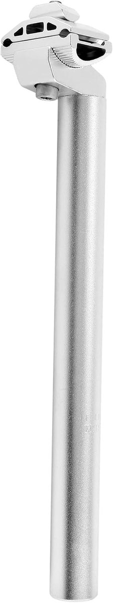 27,2 mm, zadelpen van aluminiumlegering met verstelbare klem voor mountainbike, wegdek 27,2 x 300 mm, zilver