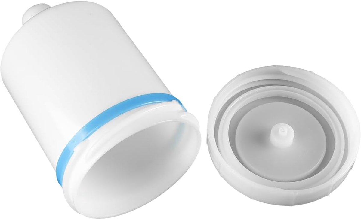 Verfspuit met binnentand ketel 600 ml plastic ketel voor het vervangen van verfspuiten en het opslaan van vloeistoffen Compatibel met de meeste standaard verfspuiten