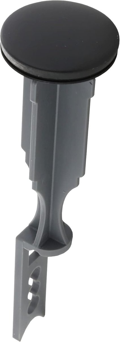 Pop-up Stopper Vervanging voor Toilet Pop-up Afvoer Assemblage, Mat Zwart, 11059