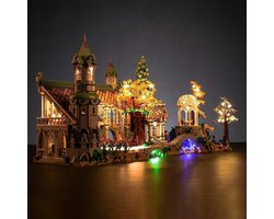 Compatibel met Lego 10316 Icons Der Lord of the Rings Icons Der Lord: Bruchtal (geen model), decoratieve verlichtingsset voor The Lord of The Rings Rivendell Creatief speelgoed voor