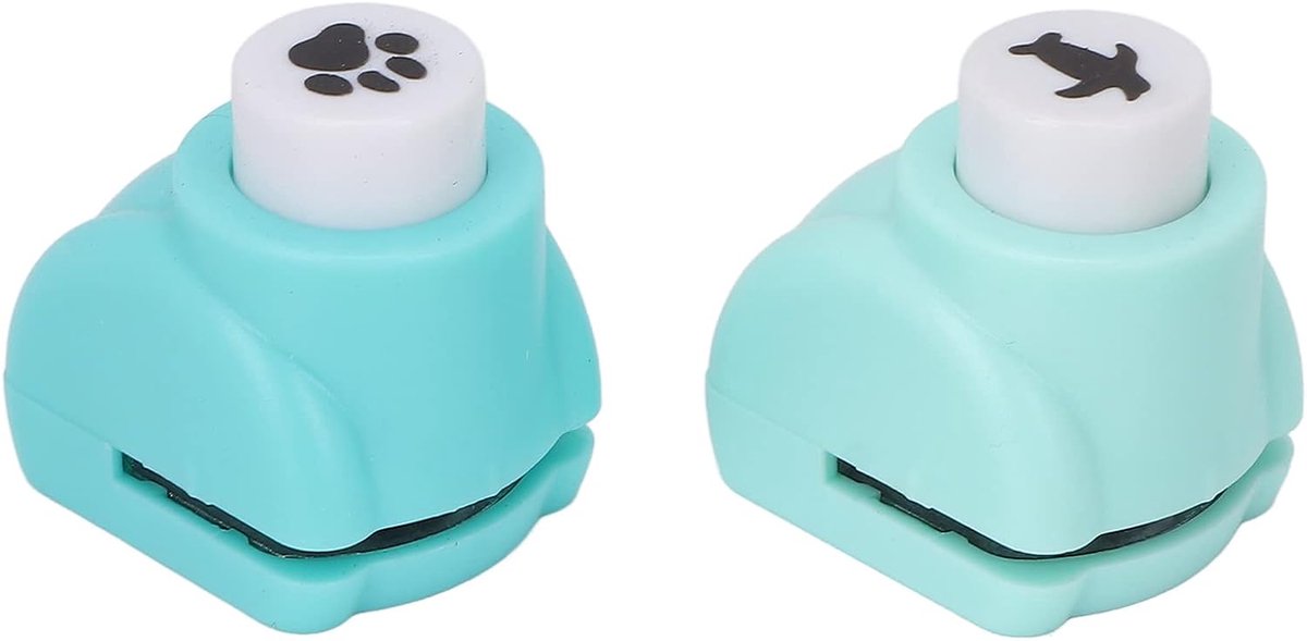 2 Stks Mini Vorm Ponsen Diy Ponsen, Papier Punch Machines Boor Punch Craft Set Mini Papier Perforator Pinguïn Beer Poot Vormen Ponsen voor Papier Ambachtelijke Diy Scrapbooking