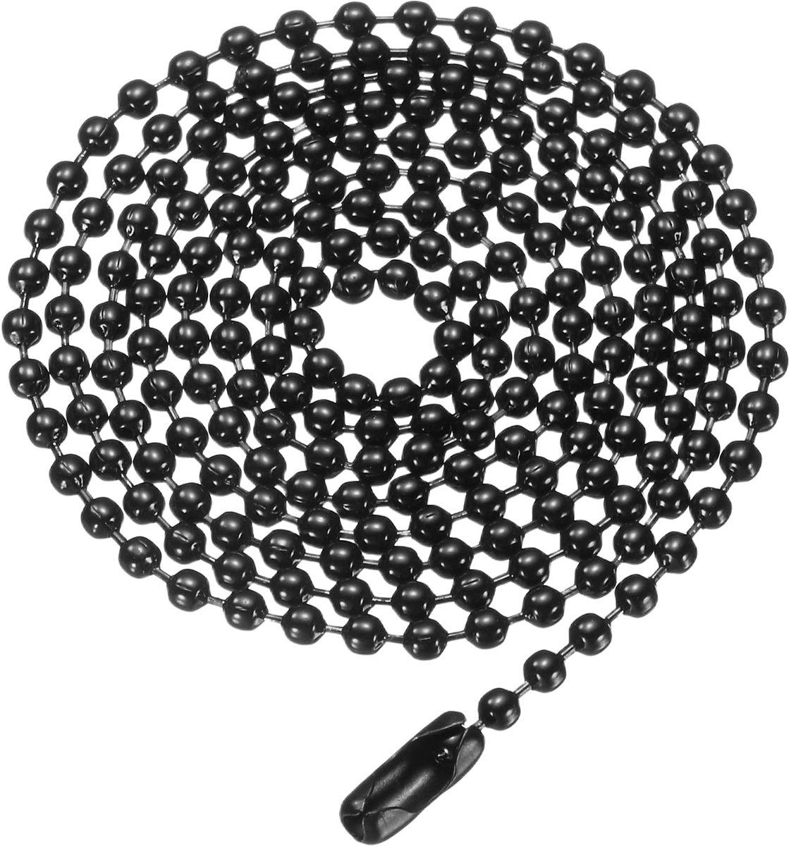 Ketting met bolvormige kralen 2,4 mm - ijzer - 29,5 inch - stijlvolle trekketting voor identificatieplaten - ShopVlot