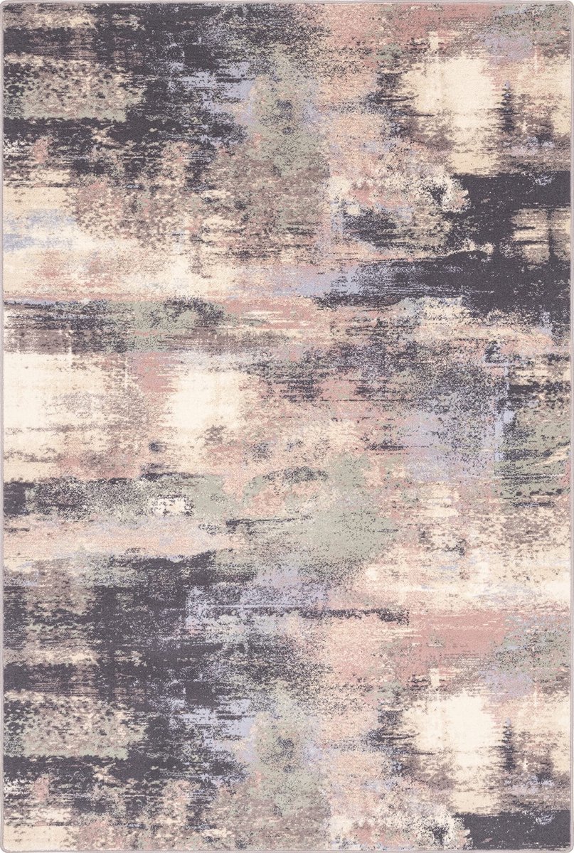 Tapijt 160 x 240 cm - 100% Nieuw-Zeelandse wol - moderne vintage stijl - perfect voor de woonkamer - ShopVlot