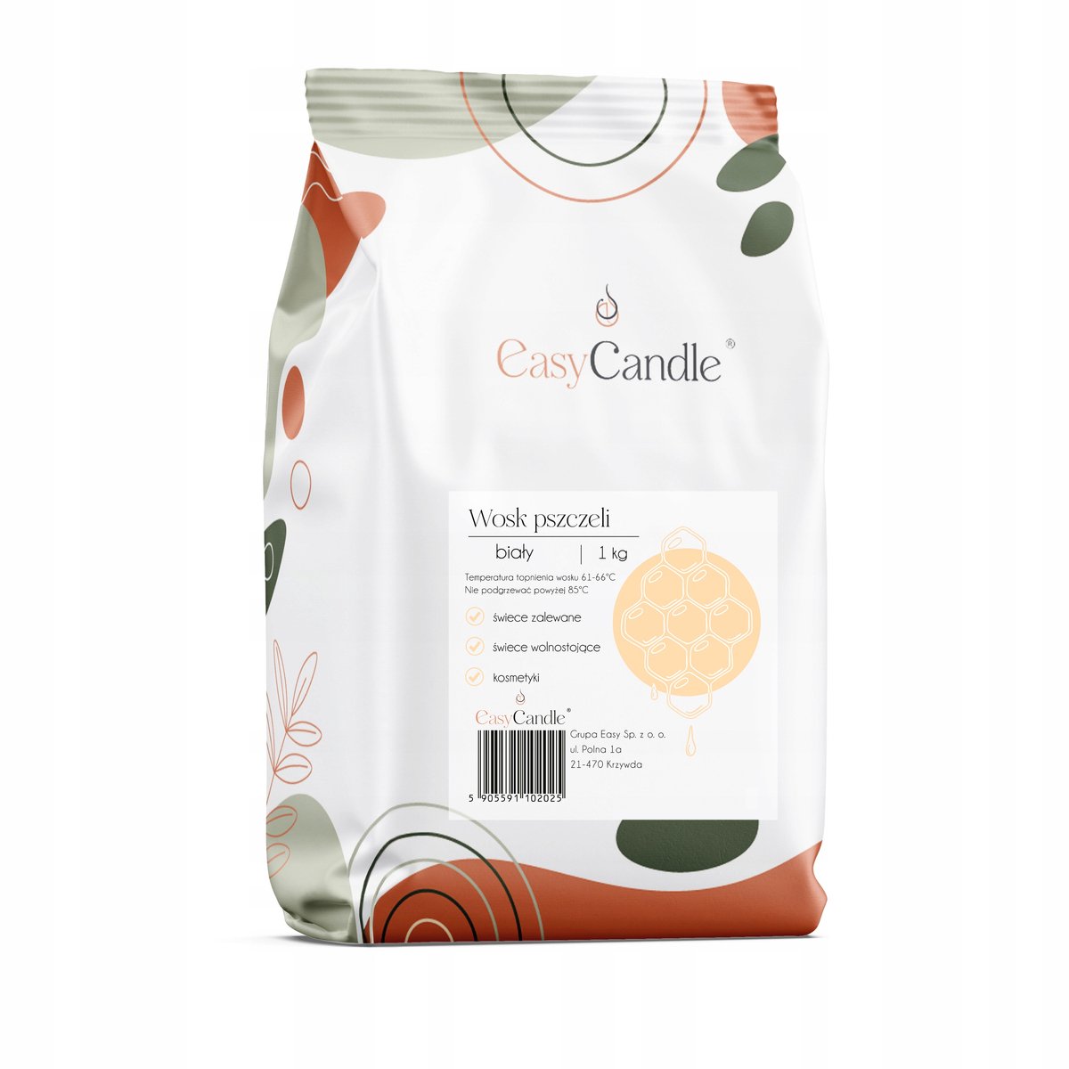 Witte Bijenwas Pastilles 1kg - Voor Kaarsen en Ambachten