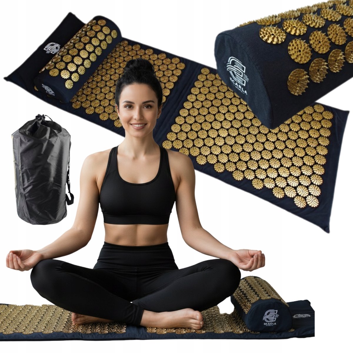 Acupressuur Mat & Kussen Set voor Ontspanning en Circulatie