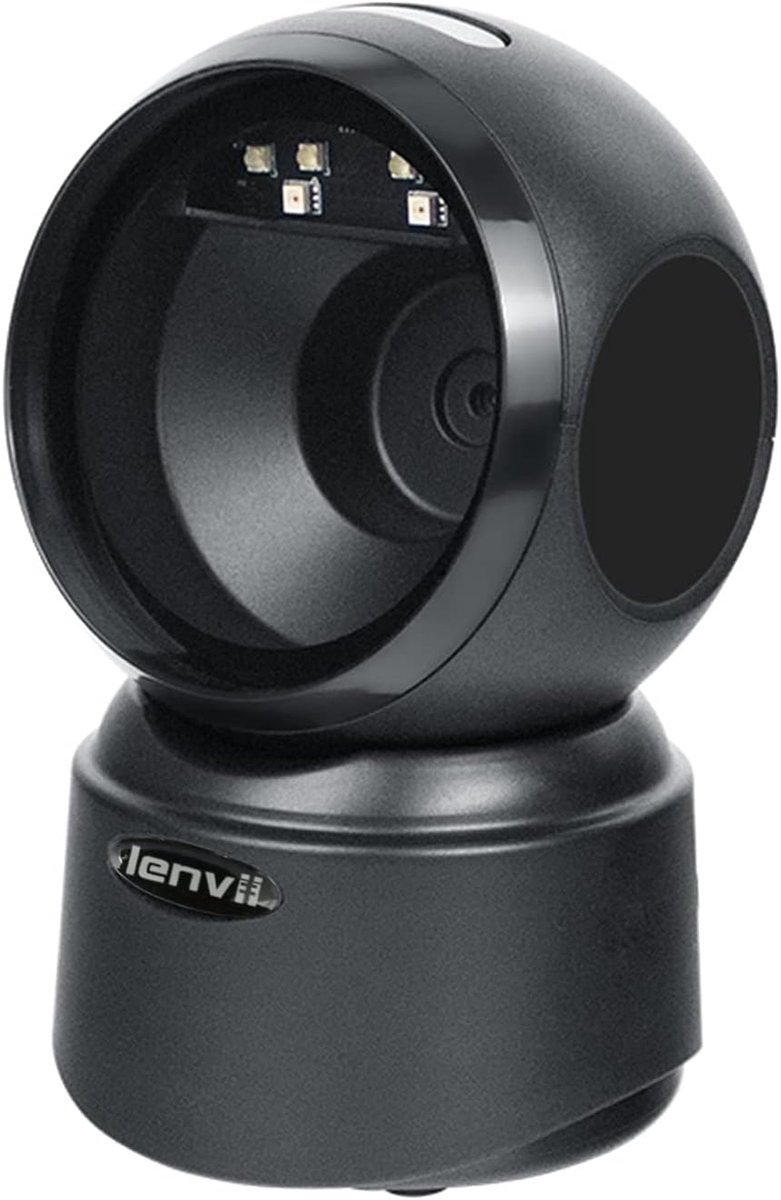 Barcode scanner omnidirectioneel - handsfree automatisch - USB aansluiting - ideaal voor snelle scans - ShopVlot