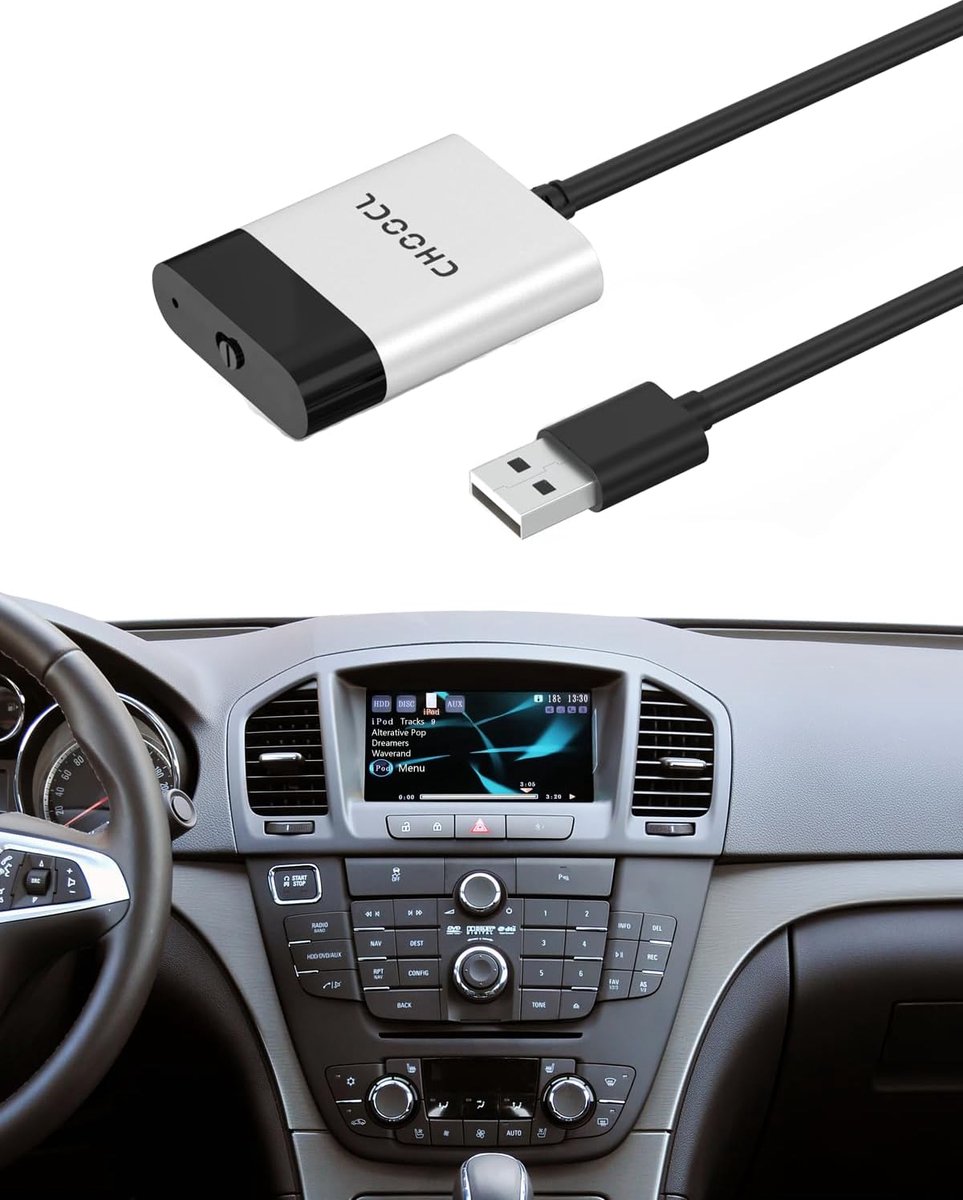 Bluetooth autoadapter - USB-interface - Kristalhelder geluid - Geschikt voor LaCrosse en Regal 2010-2013 - ShopVlot