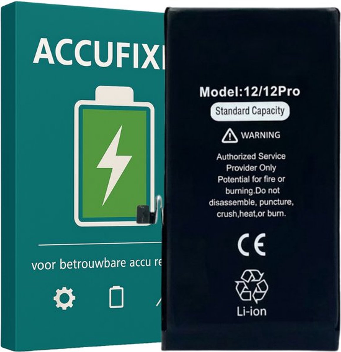 iPhone 12 / 12 Pro Batterij - voor Reparatie - A+ Kwaliteit - met Batterijsticker