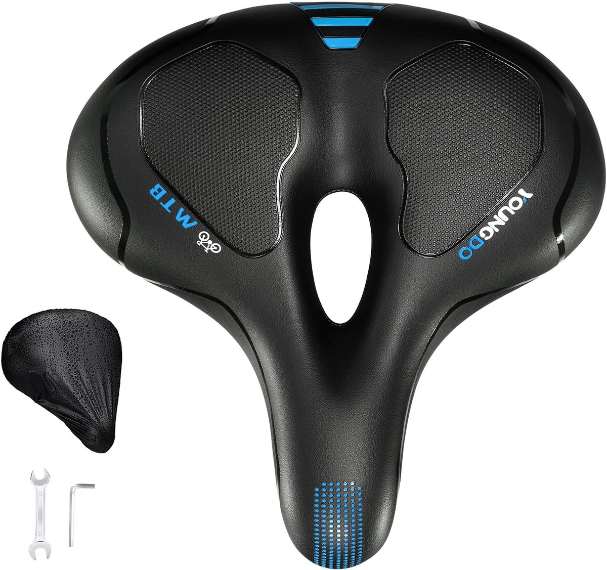 Fietszadel Extra Breed - Traagschuim - Ademend - Voor Dames en Heren - ShopVlot
