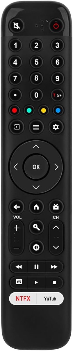 Afstandsbediening voor TCL UHD LED TV - Compatibel met diverse modellen - Eenvoudig in gebruik - ShopVlot