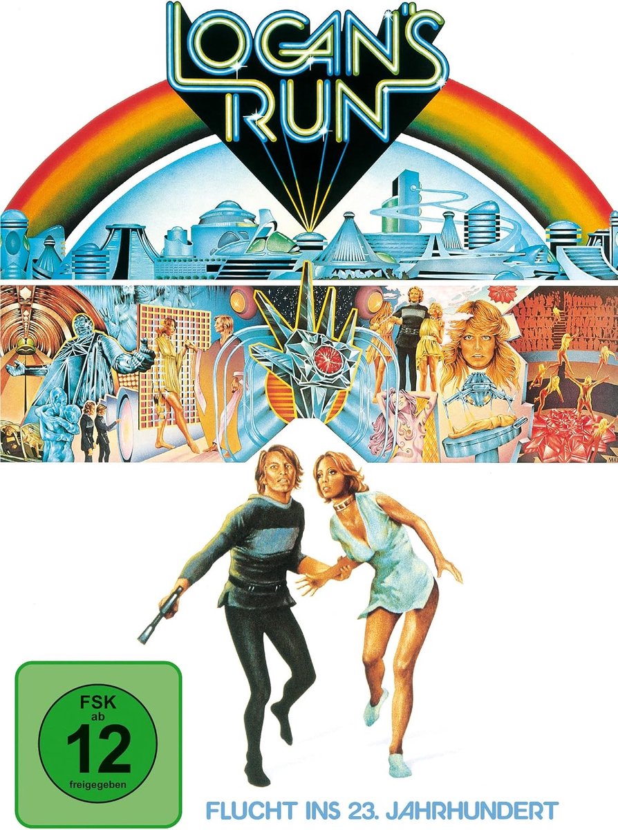 Logan's Run - Flucht ins 23. Jahrhundert - sciencefictionboek - spannend verhaal - ontdek een dystopische toekomst - ShopVlot