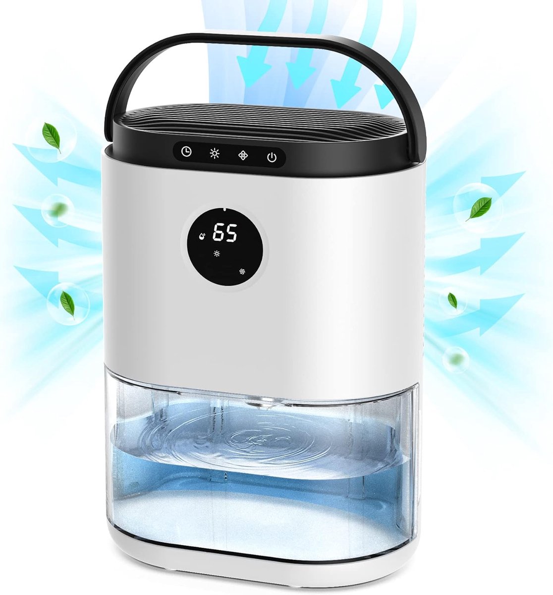 Ontvochtiger 2300ml - Automatische ontdooiing - 3 standen luchtvochtigheidsregeling - ShopVlot