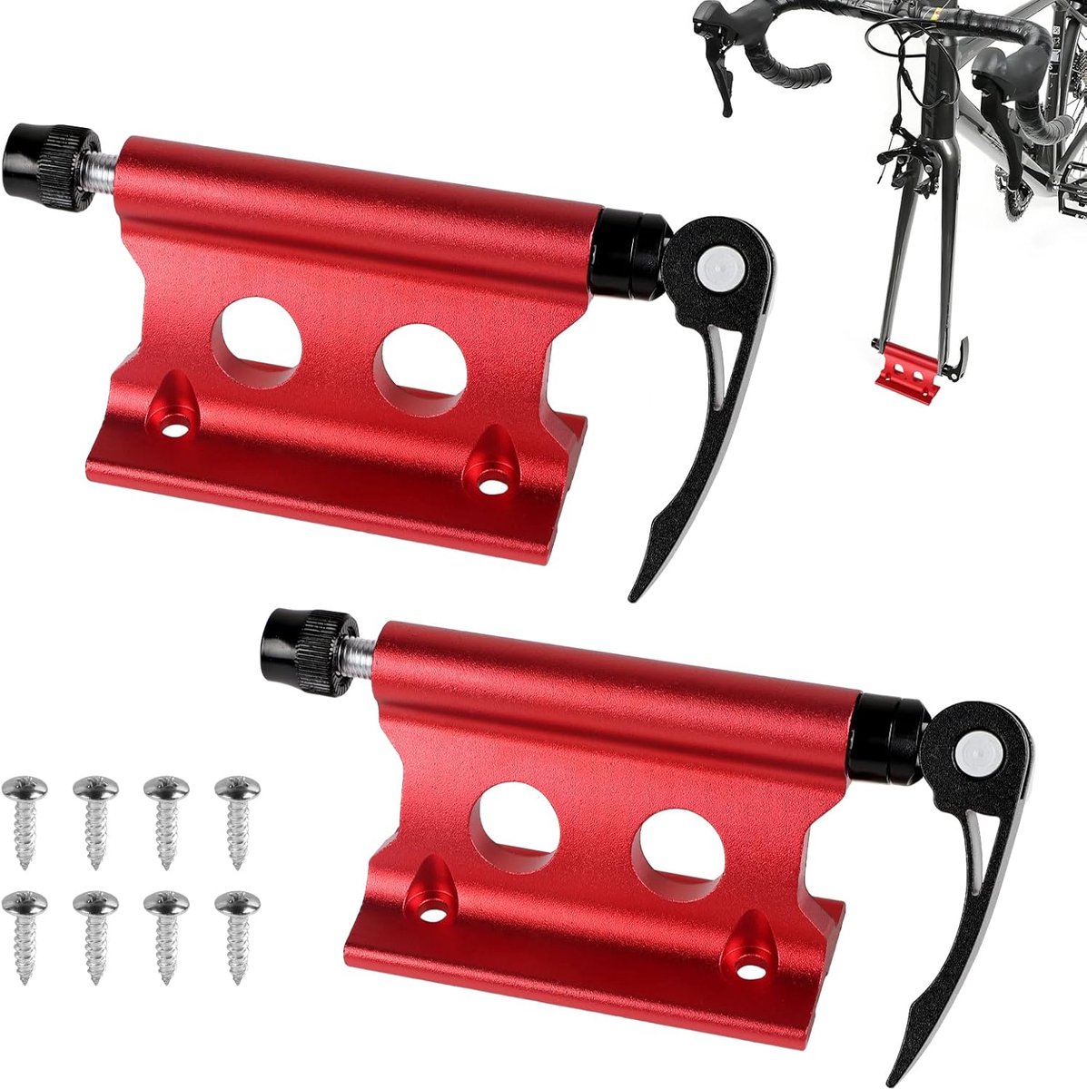 Fiets vorkhouder - Aluminium legering - Snelle release - Geschikt voor vrachtwagen en SUV - ShopVlot