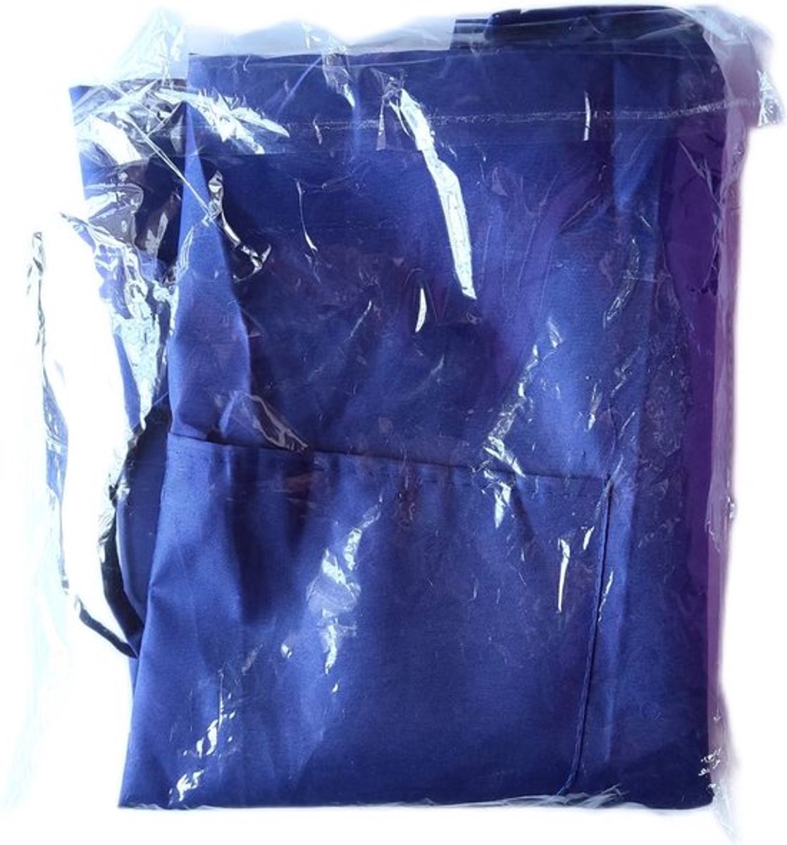 Keukenschort - Blauw - Één maat - Kookschort - Schort - Kookschort - Trimsalonschort - Trimkleding - Trimsalon