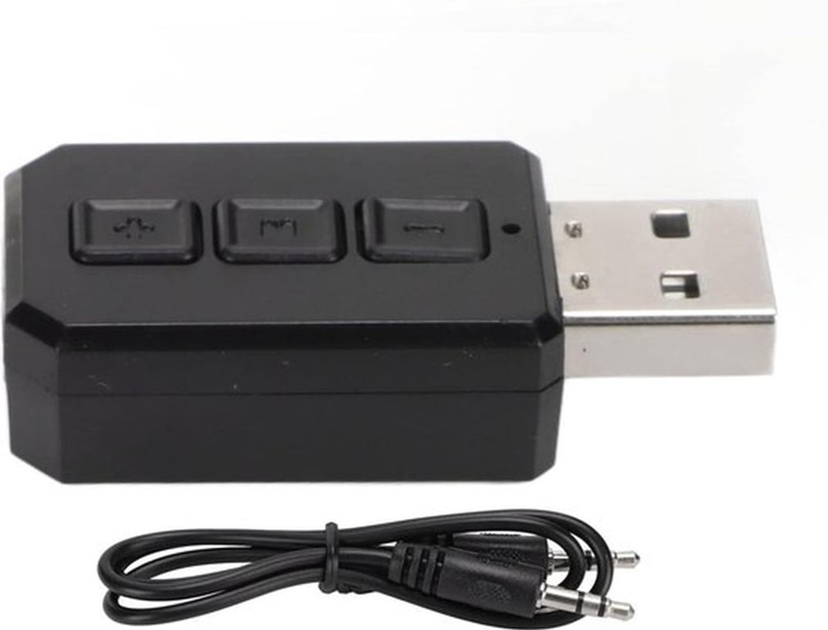 Bluetooth USB-adapter 2-in-1 draadloze dongle-ontvanger - Desktop-laptop-tv-gameconsoles .