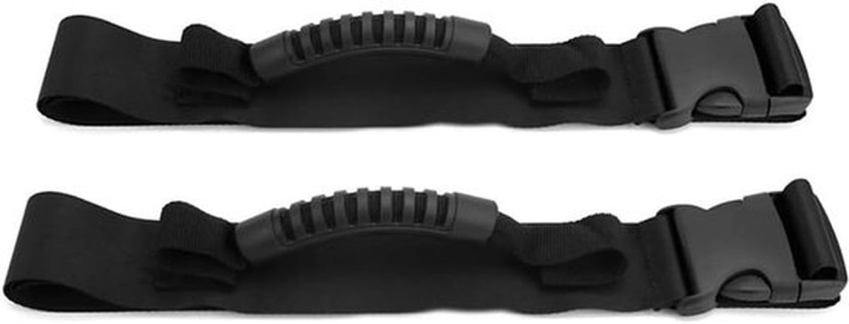 2 stuks verstelbare transportband - duurzame spanbandhouderriem - nylon draagriem met handvat voor verplaatsen - tillen en dragen van zware kisten - voedsel - bagage