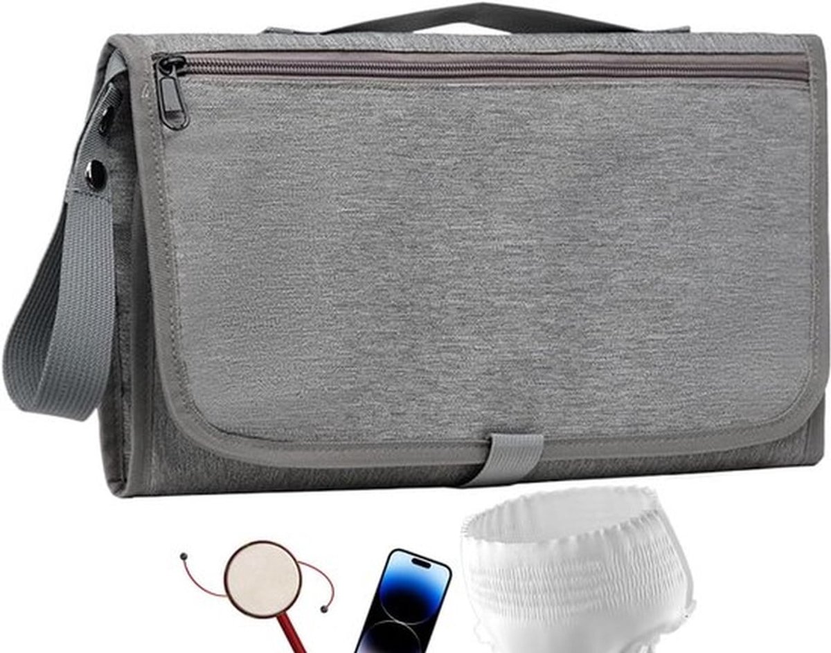 Luier Tas - Verzorgingstas Baby - Reizen en Uitjes - Geïntegreerd Verschoonstation - 35 x 23 x 5 cm