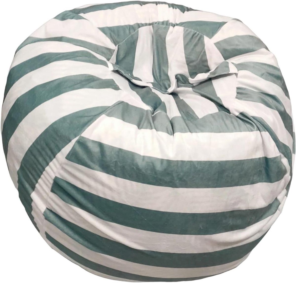 Opbergstoel Knuffels - Zitzak Organizer - Speelgoed Opbergen - Met Rits - 96 cm - Grijs