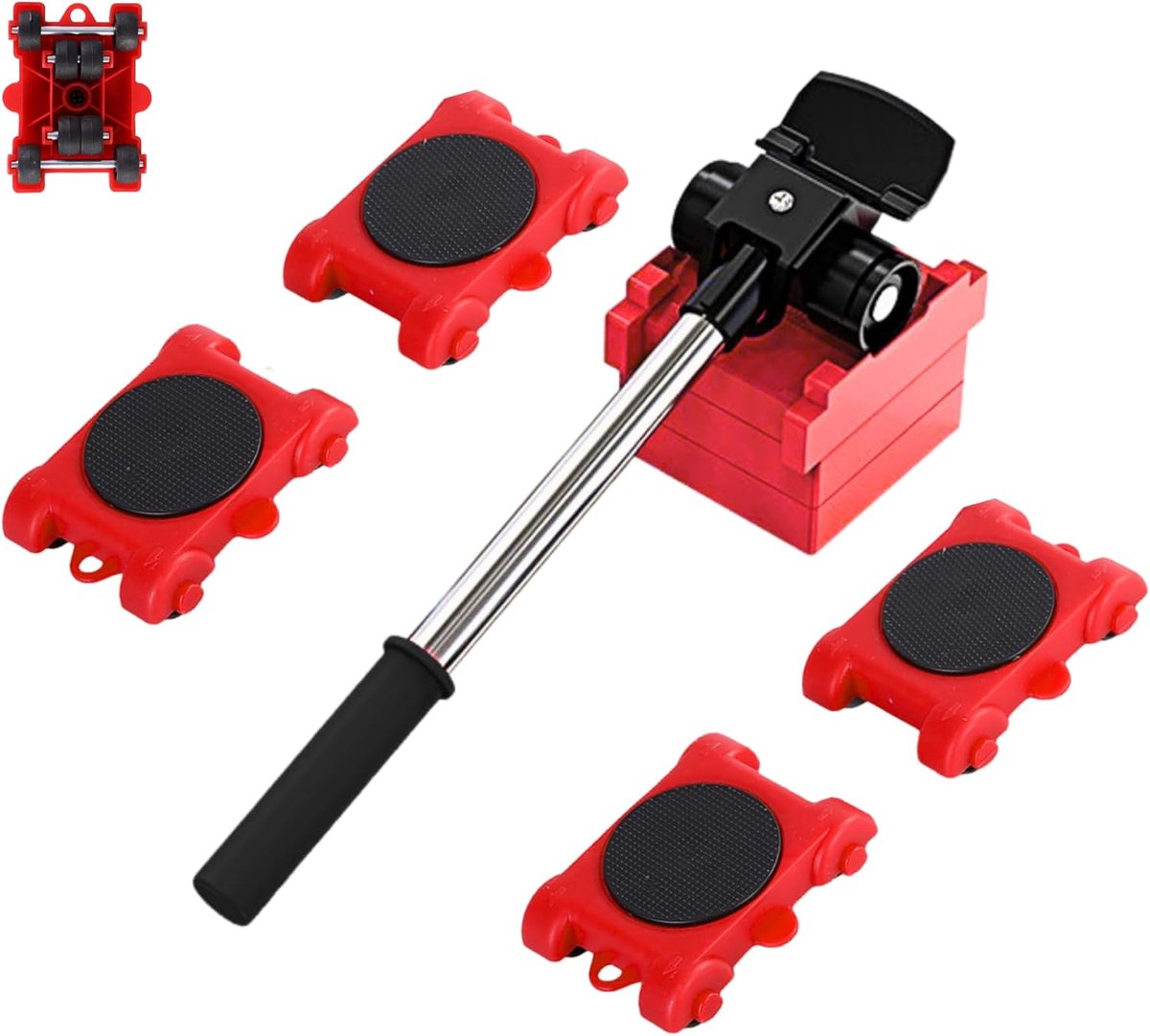 Meubeltransportset met Wielen - Lifting en Transport Kit - Tot 150 kg - Ideaal voor Verhuizen - SnelShoppen