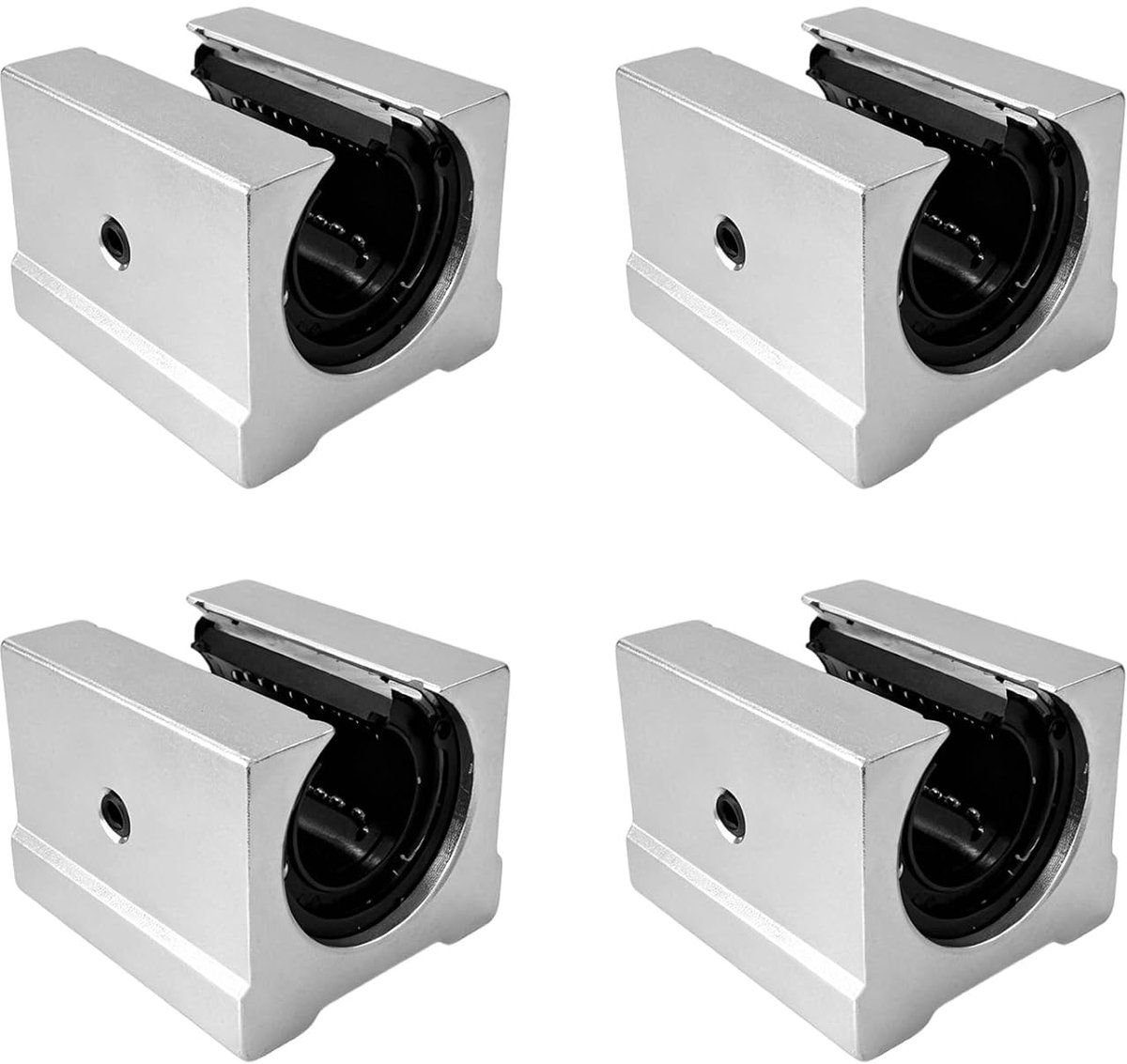 CNC lineaire kogellagers 20 mm - aluminiumlegering - 4 stuks - ideaal voor 3D-printers - SnelShoppen