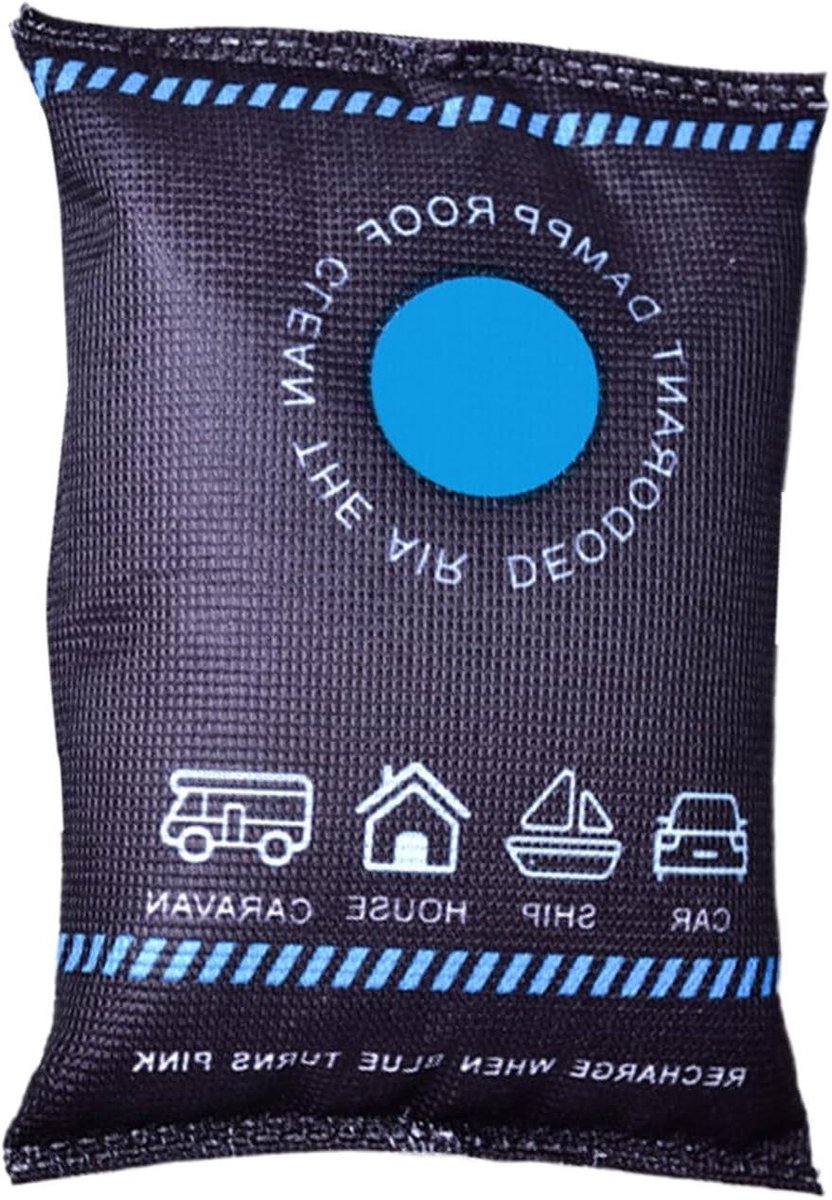 Auto Ontvochtiger - Vochtabsorbeerder Droogmiddel - Auto Interieur Fris - Herbruikbare Silicabolletjes - 100 g - Blauw