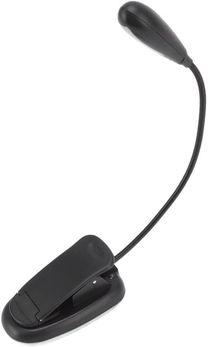 Zwart Clip-on Licht - 9 Niveaus Opvouwbare Flexibele Zwanenhals - USB Oplaadbare LED-clip Tafelleeslamp Voor Veelzijdig Gebruik