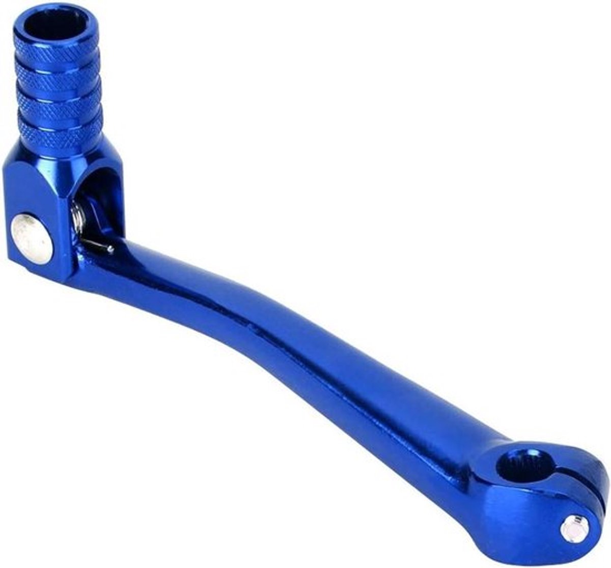 CNC Aluminium Versnellingshendel voor Motorfietsen - Blauw - 150x65mm - Motorfiets Modificatie Accessoires