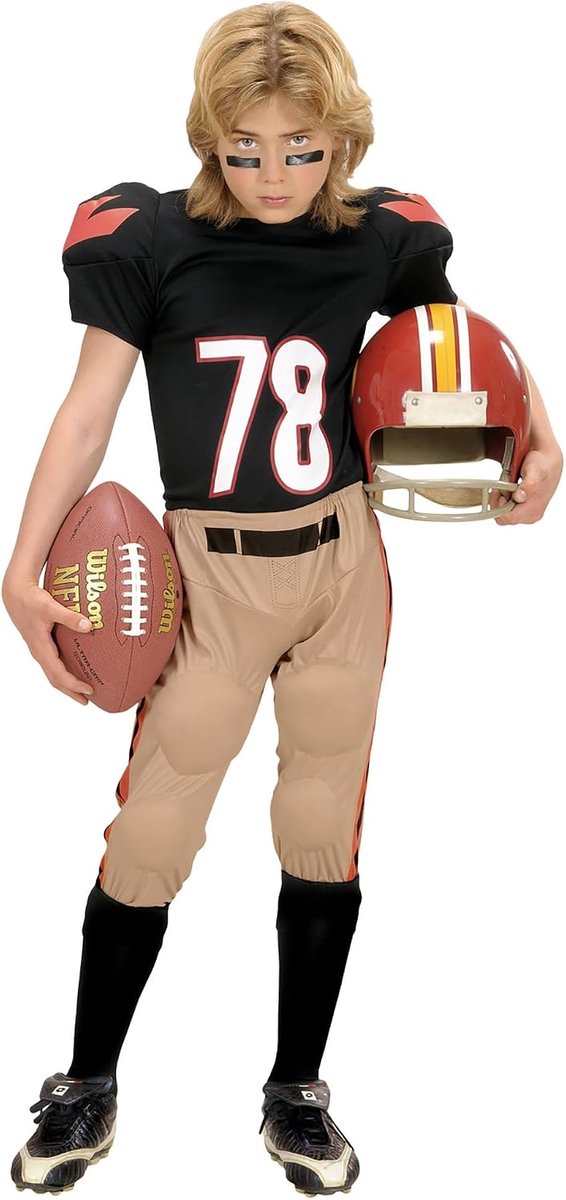 Kinderen kostuum American Football Speler - Athletisch ontwerp - Hoogwaardige kwaliteit - Perfect voor themafeesten - SnelShoppen