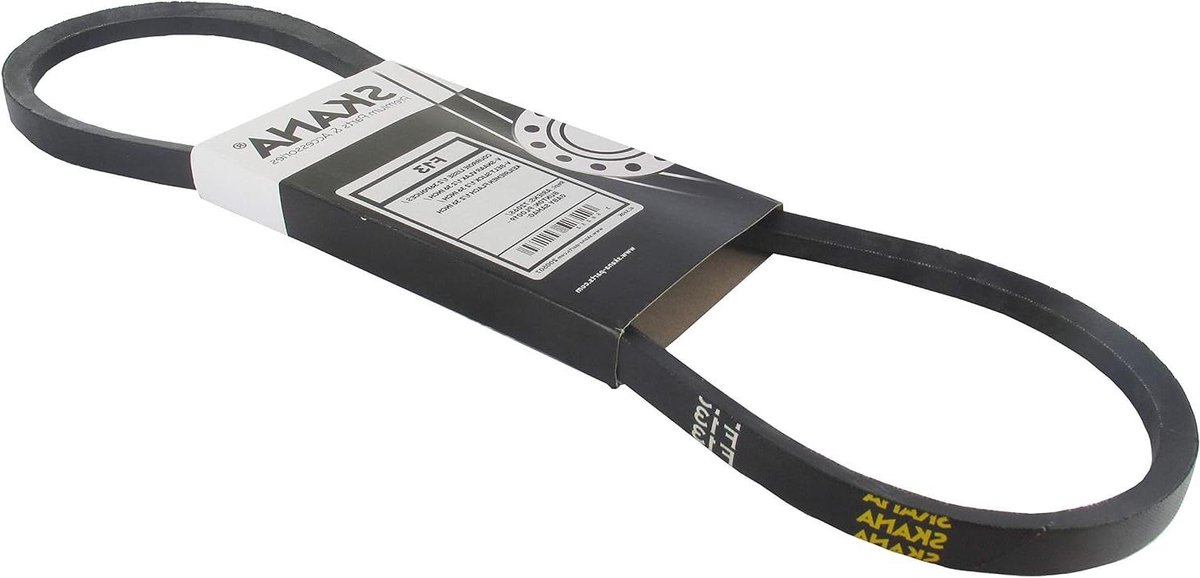 V-riem Grasmaaier - Reserveonderdeel Zitmaaier - Grasmaaier Onderhoud - Glad Trapeziumvormig - 2007 mm - Zwart