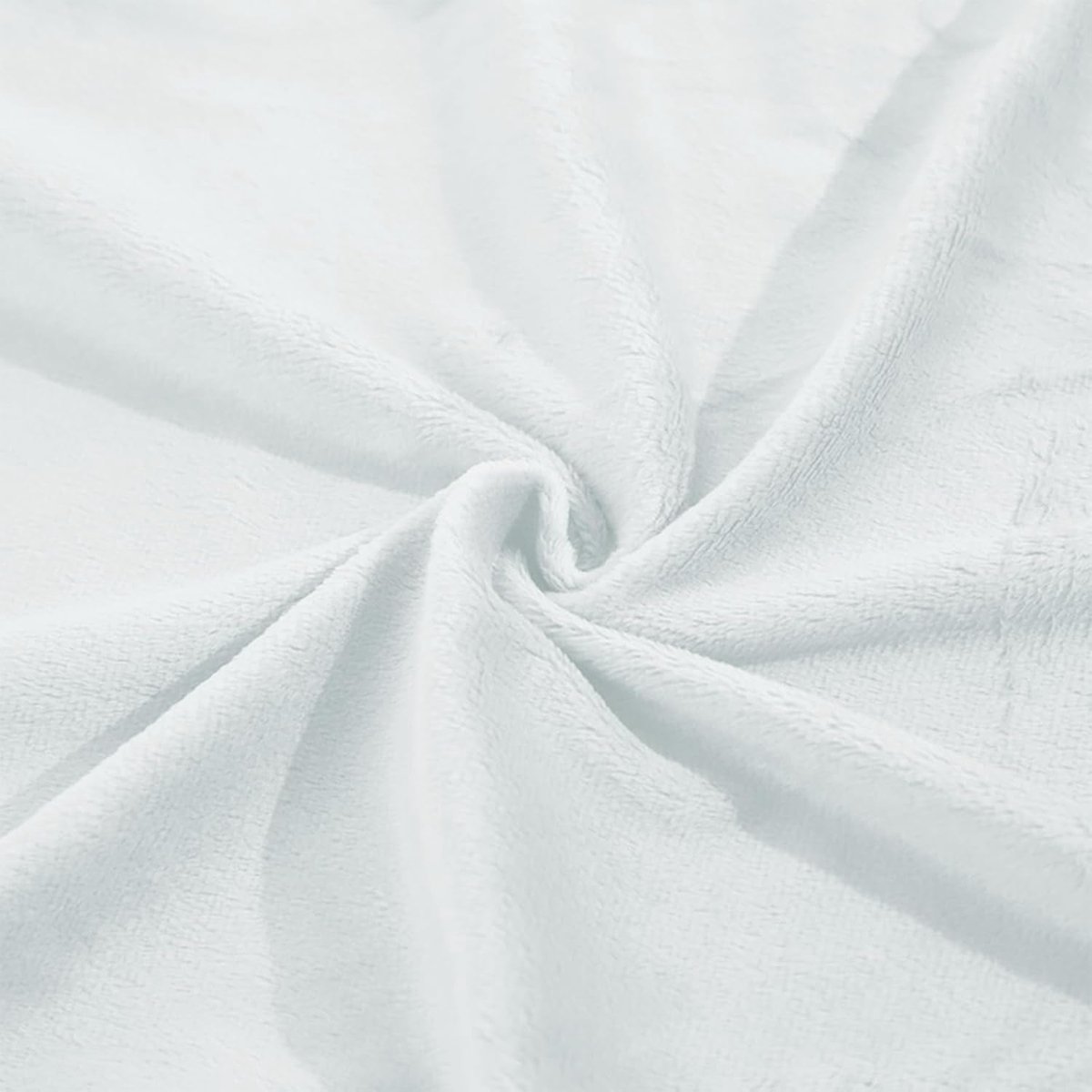 Stof, zachte pluche fleece stof, 100 x 150 cm, korte harige pluche stof per meter, om te naaien, decoreren, knutselen, lichtblauwgrijs