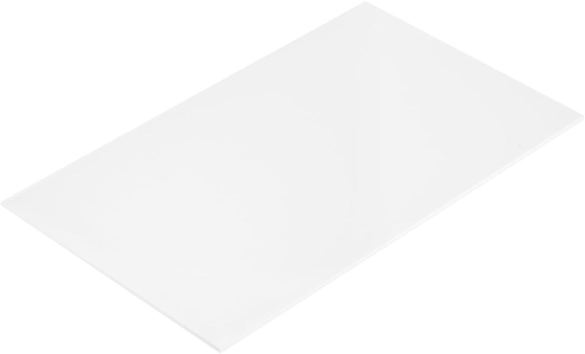 ABS kunststof plaat 25,4 cm x 15,2 cm ABS styreenplaten voor de bouw van modellen DIY handwerk paneel wit