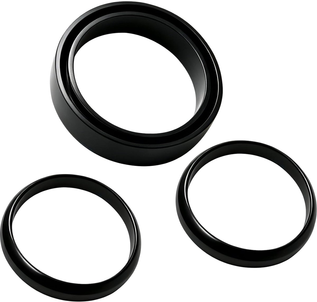 3 Stks Pakking Inlaat Spruitstuk Carburateur Kit, Zwart Rond Rubber Afdichting for Harley Big Twin 1990-2006, Sportster XL 883 XLH 1200 1988-2006, Carburator Intake Manifold Dichting Afdichting