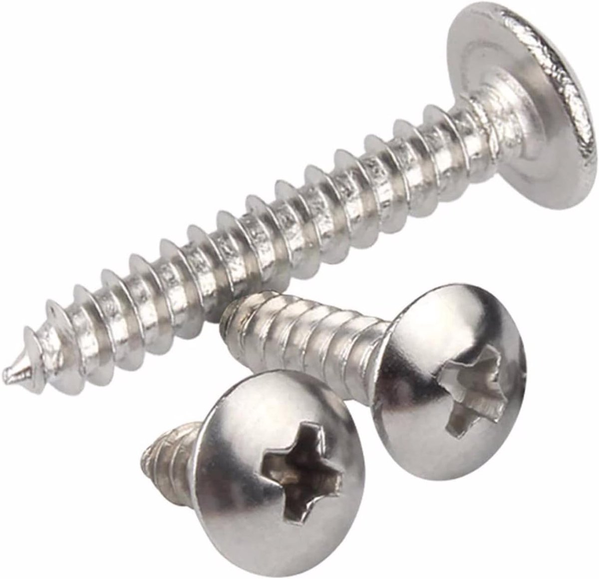 Houtschroeven | Paddestoel Hoofd Puntige staart Zelftappende Schroeven M5 x 16mm 20 Pcs
