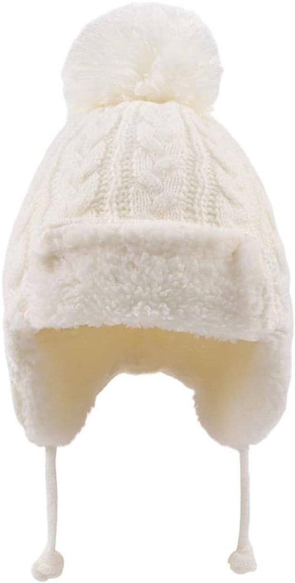 jongens meisjes winter dieren oorklep beanie muts kinderen baby warm gebreide fleece voering warme muts 0-5 jaar