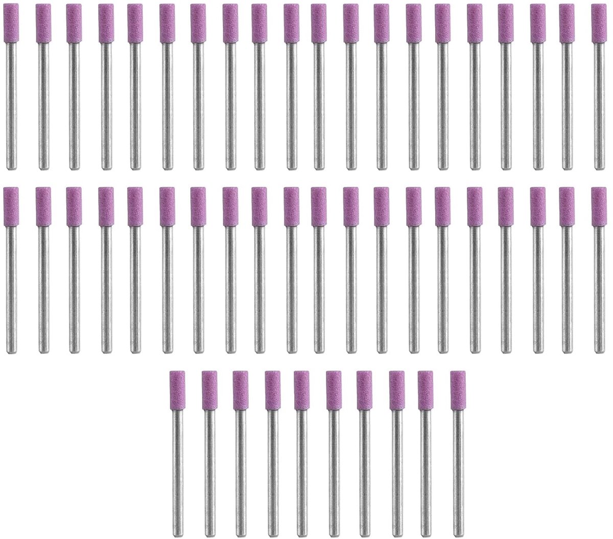 50 stks/set Multifunctionele Slijpschijf Slijpstiftsets Rotary Gereedschap met 4 mm Schuursteenkop Polijstpunt Polijstaccessoires voor Plastic Metaal Hout