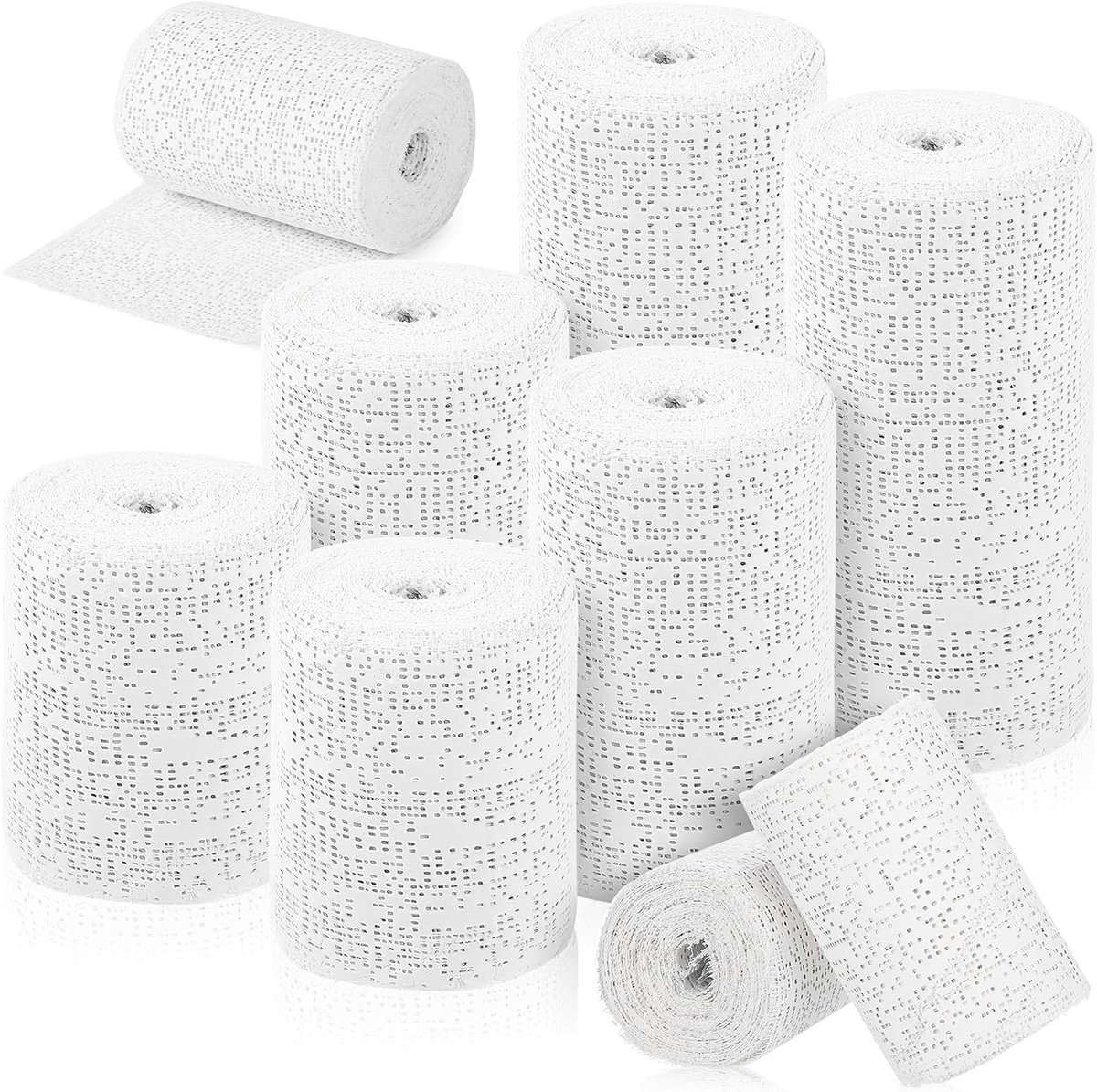 gipsverband set van 9 - gipsbanden voor afdruk in 3 maten (5/7,5/10 cm) x 270 cm | voor babybuik, modelbouw en knutselen | gipsafdruk sneldrogend | ideaal cadeau voor zwangere vrouwen