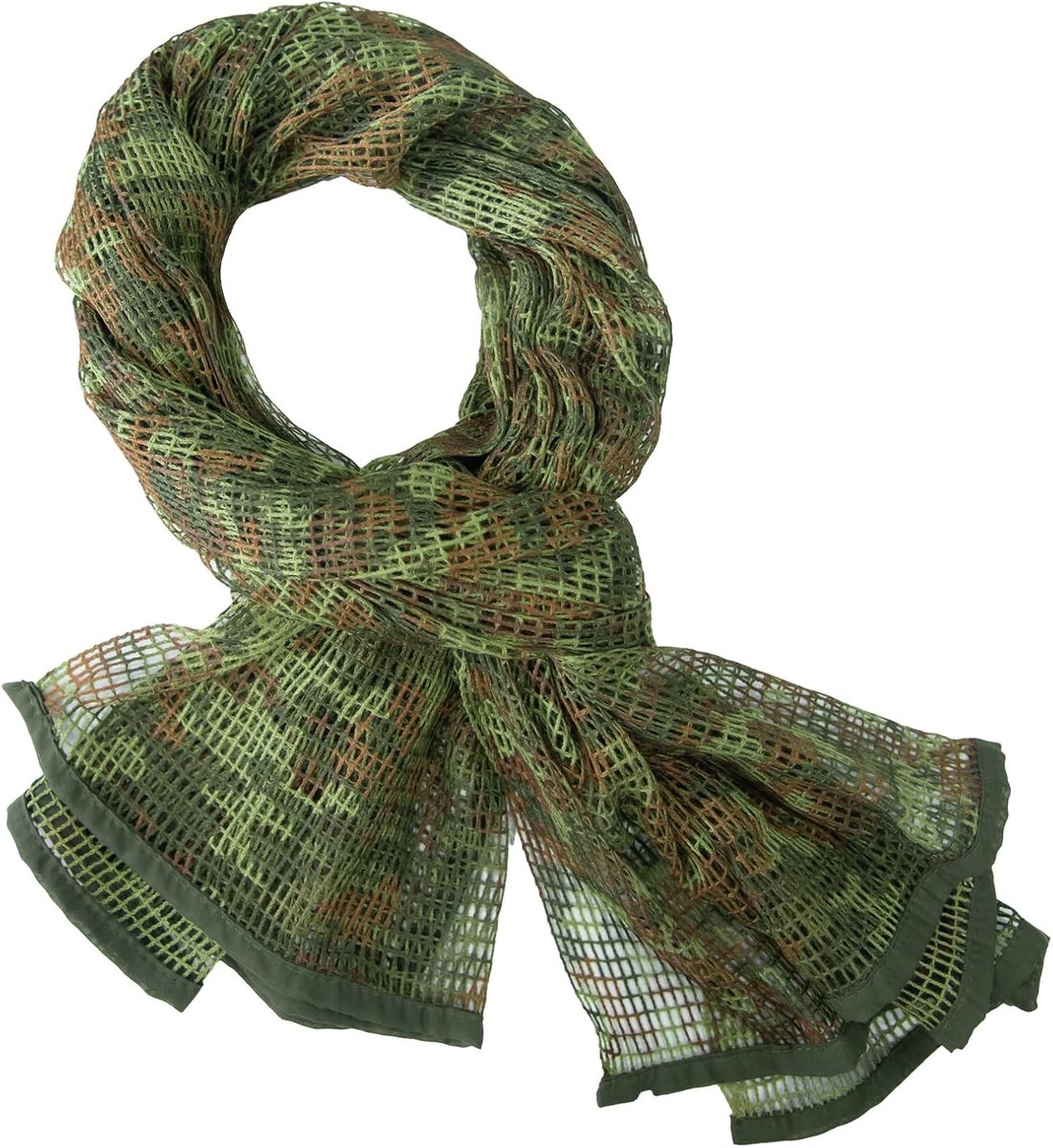 Camouflagesjaal voor heren, voor jacht, schieten, oorlogsspellen en outdooractiviteiten