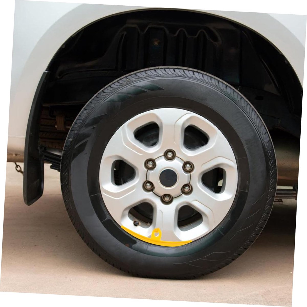 Velg Beschermers - Band Rand Hoes - Auto Beschermen - Makkelijk Installeren - 5 Stuks - Geel