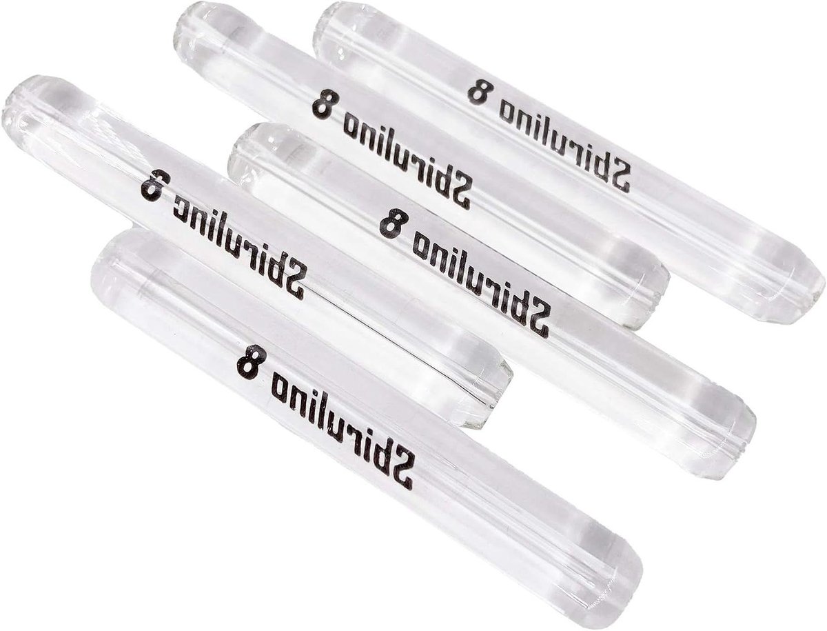 Sbirulino Visset - Forellen Loodjes - Forellen Vissen - Model Short - 5 Delen - Transparant