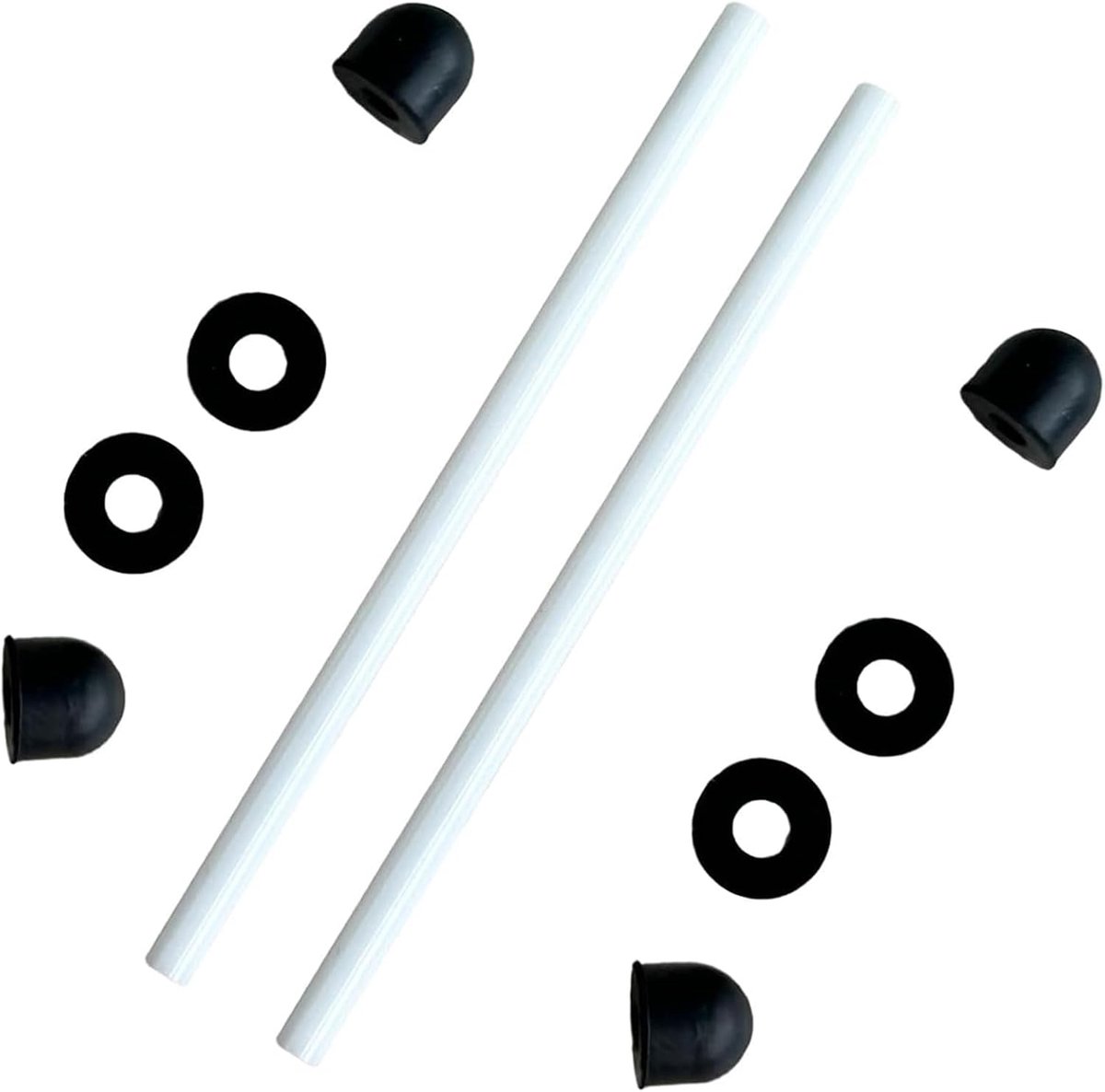 Ceramic as voor Impellerpomp - 2 stuks met rubberen caps - Corrosiebestendig en eenvoudig te installeren - SnelShoppen
