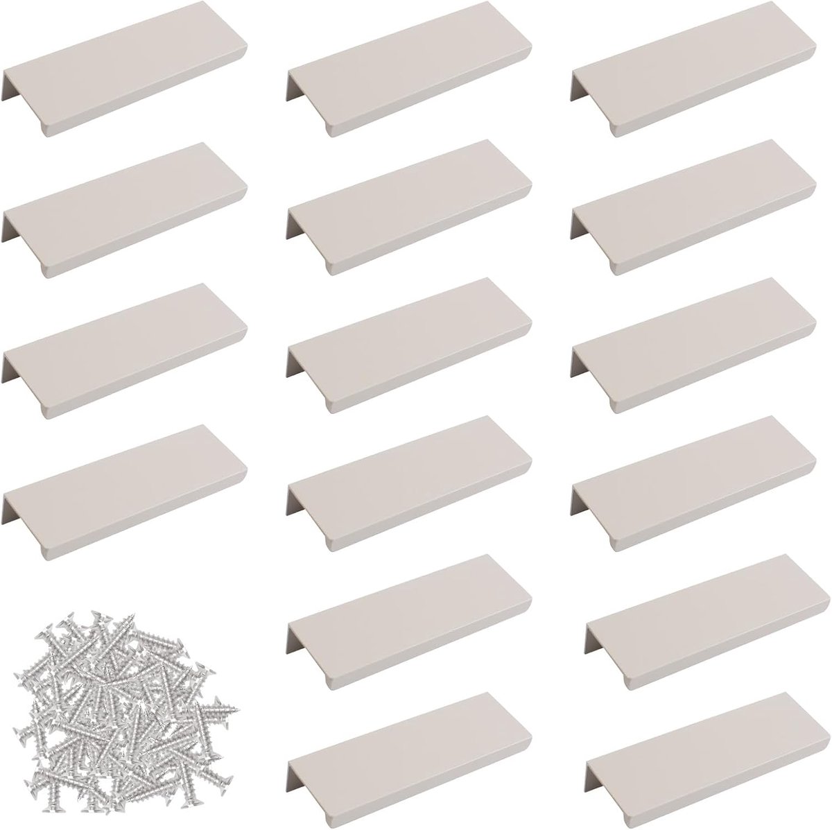 Ladehandgrepen 100mm - Aluminiumlegering - Modern design - Duurzaam en eenvoudig te monteren - ShopVlot