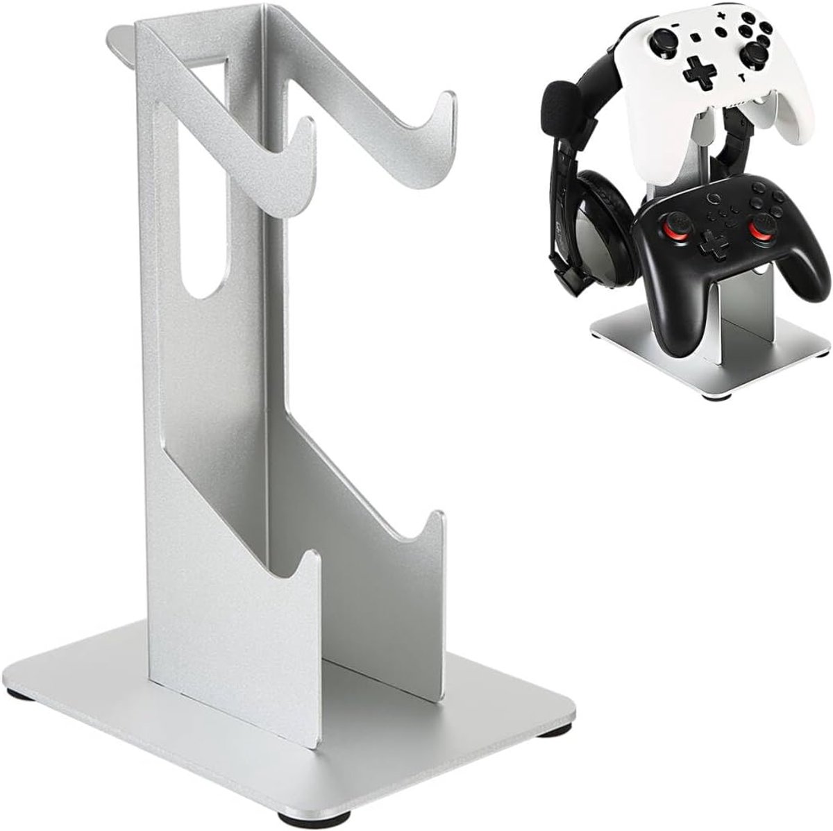 Gameconsole en hoofdtelefoonhouder - 3-laags ontwerp - stabiele opbergruimte - bespaar ruimte - ShopVlot