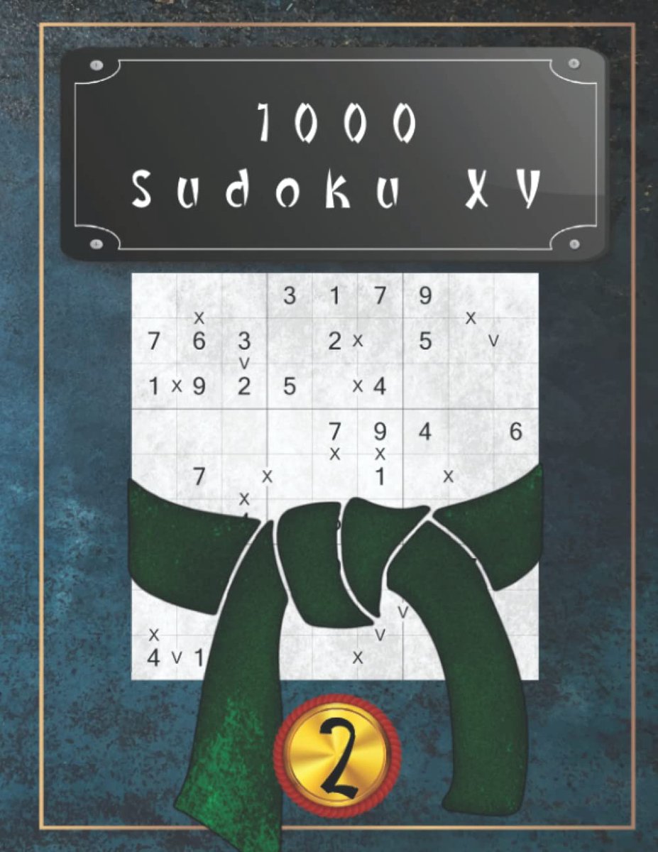 Sudoku boek 1000 puzzels - Japans niveau gemiddeld - hersentraining en ontspanning - perfect voor puzzelliefhebbers - ShopVlot