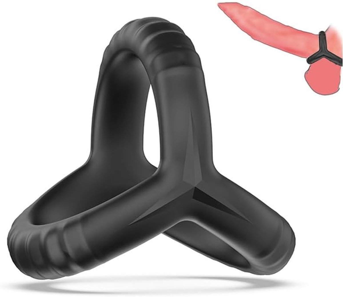 Y-vormige ringaccessoire voor mannen - hoge elasticiteit - verhoogd wrijvingspatroon - ideaal voor dagelijkse training - ShopVlot