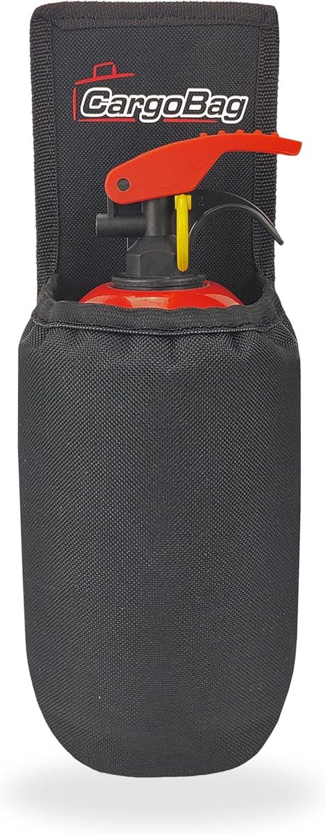 SnelShoppen - Universele Auto Brandblusser Houder - Brandveiligheid - Makkelijk Te Monteren - Cordura - Hoogte 29 cm - Breedte 10,5 cm