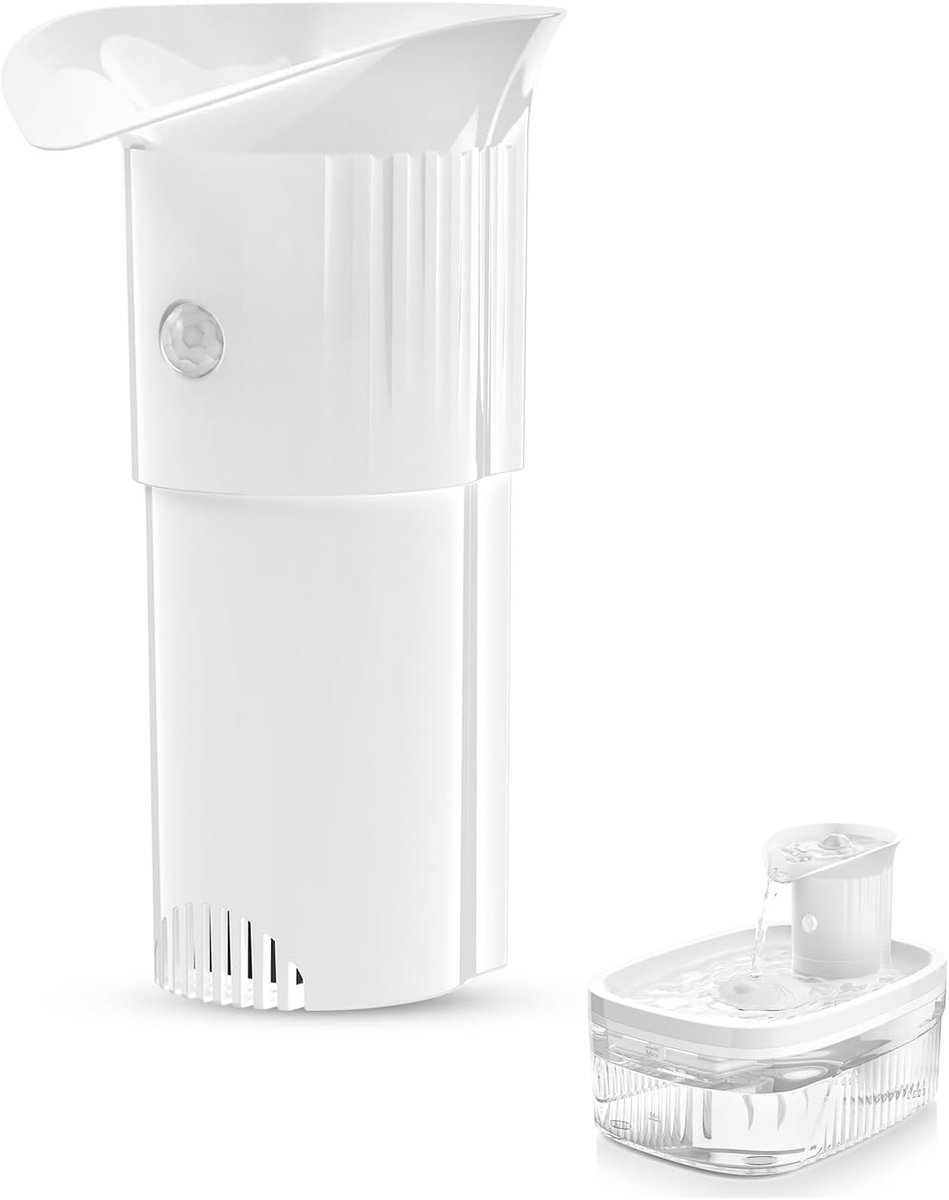 Kattenfonteinpomp WF10 - Compact - Stil - Zorgt voor vers water - SnelShoppen